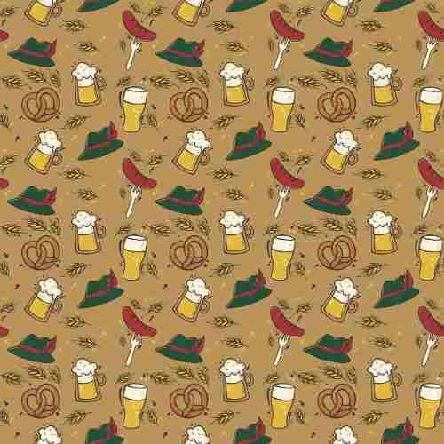 Papel De Parede October Fest Alemanha Chopp Alemão Vinílico