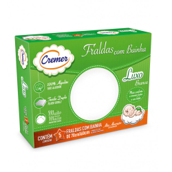 Menor preço em Fralda Luxo com Bainha - Cremer