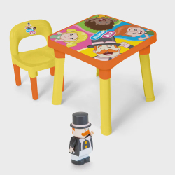 Conjunto de Mesa Infantil com Cadeira - Mundo Bita - Monte Líbano Menor preço em Conjunto de Mesa Infantil com Cadeira - Mundo Bita - Monte Líbano