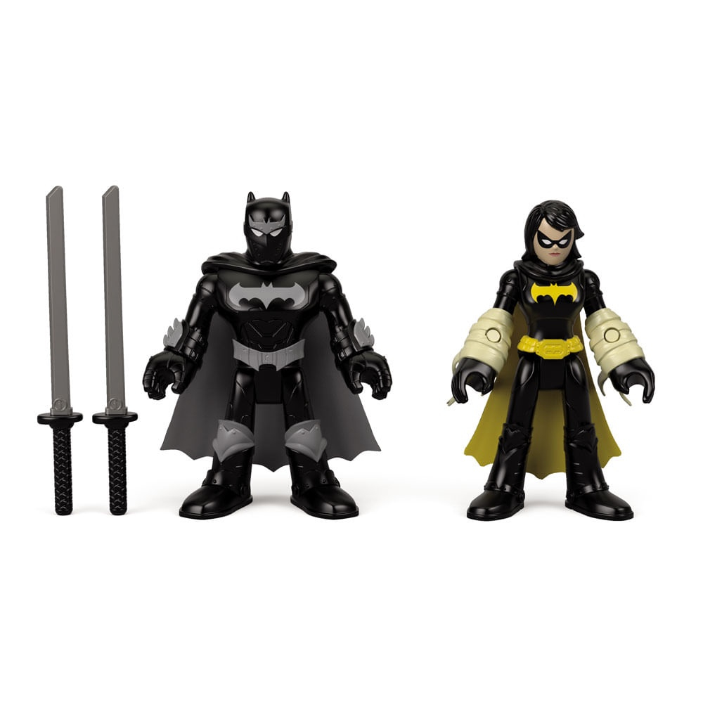 Mini Bonecos - 7 Cm - Black Bat e Batman Ninja - Imaginext dc Super Amigos  - Fisher-Price em Promoção na Americanas