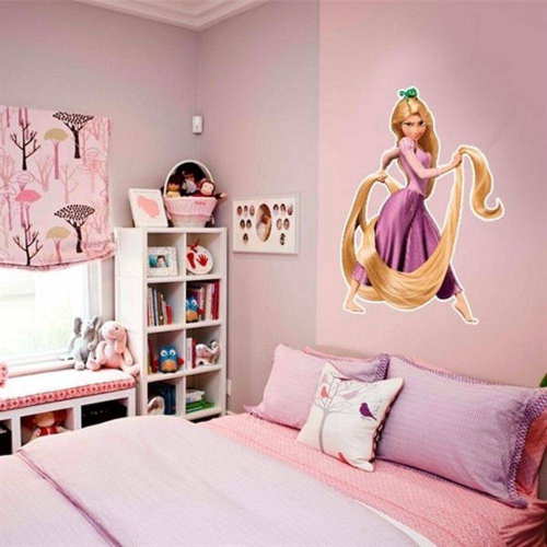 Adesivo De Parede Decoração Meninas Ursa Princesa Lua Nuvem