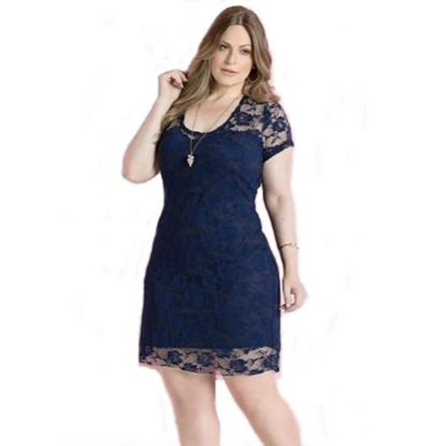 Vestido batizado hot sale plus size