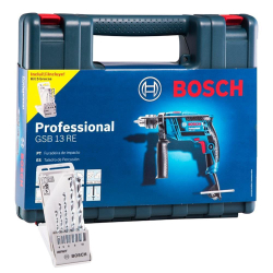 Furadeira 650W Impacto Bosch Gsb13 1/2 Maleta 5 Brocas 110V Menor preço em Furadeira 650W Impacto Bosch Gsb13 1/2 Maleta 5 Brocas 110V