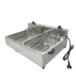 Fritadeira Elétrica 2 Cubas 10 Litros inox - 220V ou 110v boni é boa?