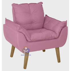 Poltrona Opalla Suede Rosa 01 lugar Base Palito é boa?