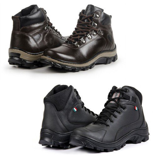 Bota Cat Masculino X1 Coturno de Couro Trail Adventure