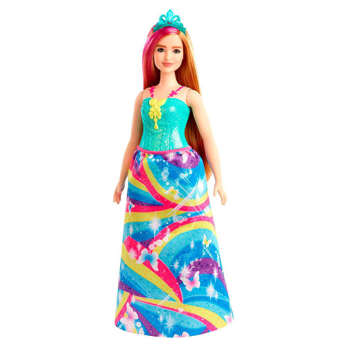 Caixa com 12 Unidades Boneca Barbie Loira Vestido Borboleta Mattel