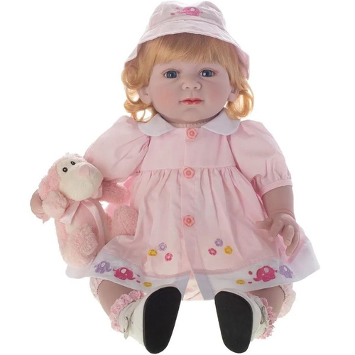 Roupa Para Boneca Bebê Reborn Laura Baby Pink Bear em Promoção na Americanas