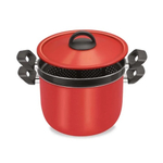 Espagueteira 2 em 1 vermelho 6 litros dona chefa