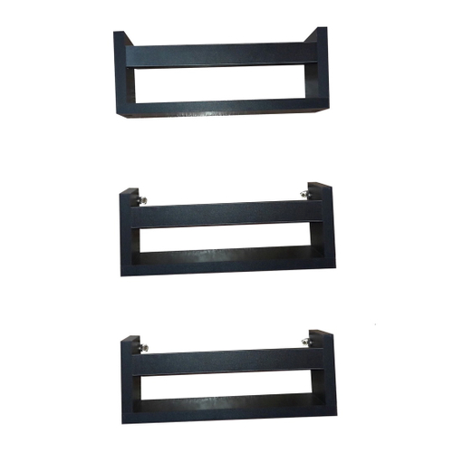 M-3 Prateleiras 30Cm Mdf Preto Tendência 7 - Imagem 2