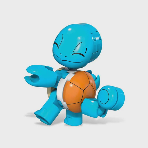 Boneco Pokémon Go - Lego Ash + Squirtle Brinquedo p/ Montar no