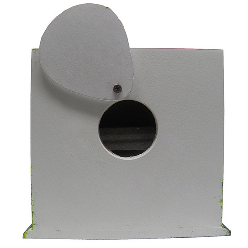 Porta Joias Organizador De Bijuterias Mulher Brinco Cordao Cofre Branco com Rosa (MAD-6679-3) - Imagem 4