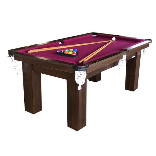 Mesa de Sinuca Bilhar Snooker Engers RM1 - Tampo de Pedra – 1,12 x 1,95 -  Tecido Beterraba no Shoptime