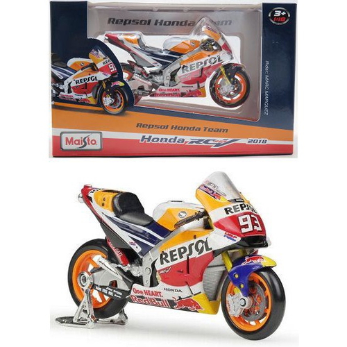 Miniatura Honda MotoGP Marc Marquez Maisto 1:18