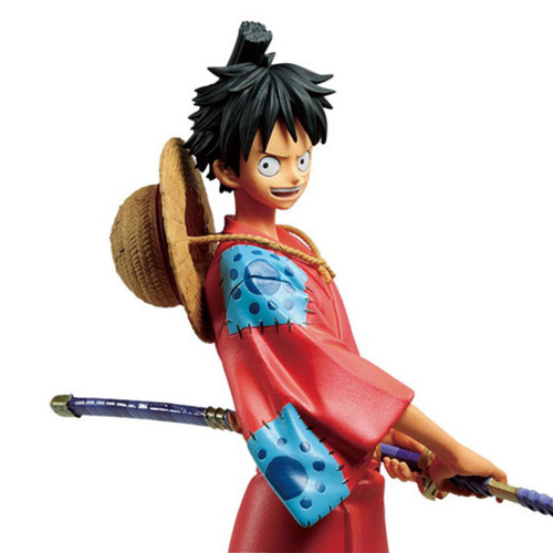 Monkey D. Luffy One Piece Desenho Manga Blocos Boneco