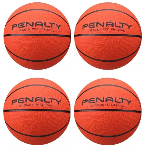 Kit 4 Bolas Basquete Playoff Penalty Tamanho 7 Oficial