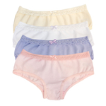 Calcinha infantil Tampinha kids - Kit com 3 peças - Modelo caleçon renda (3021)