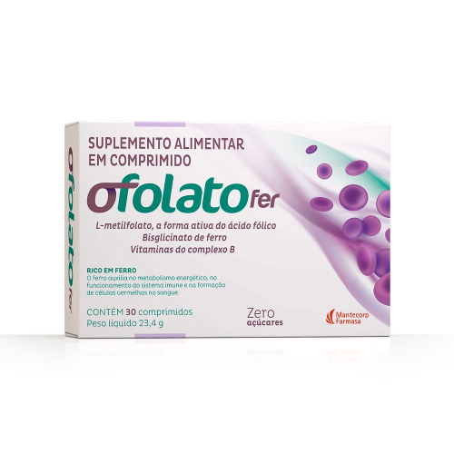 Ofolato c/30 Comprimidos - Ácido Fólico +Vitamina E - Vitaminas A-Z -  Magazine Luiza