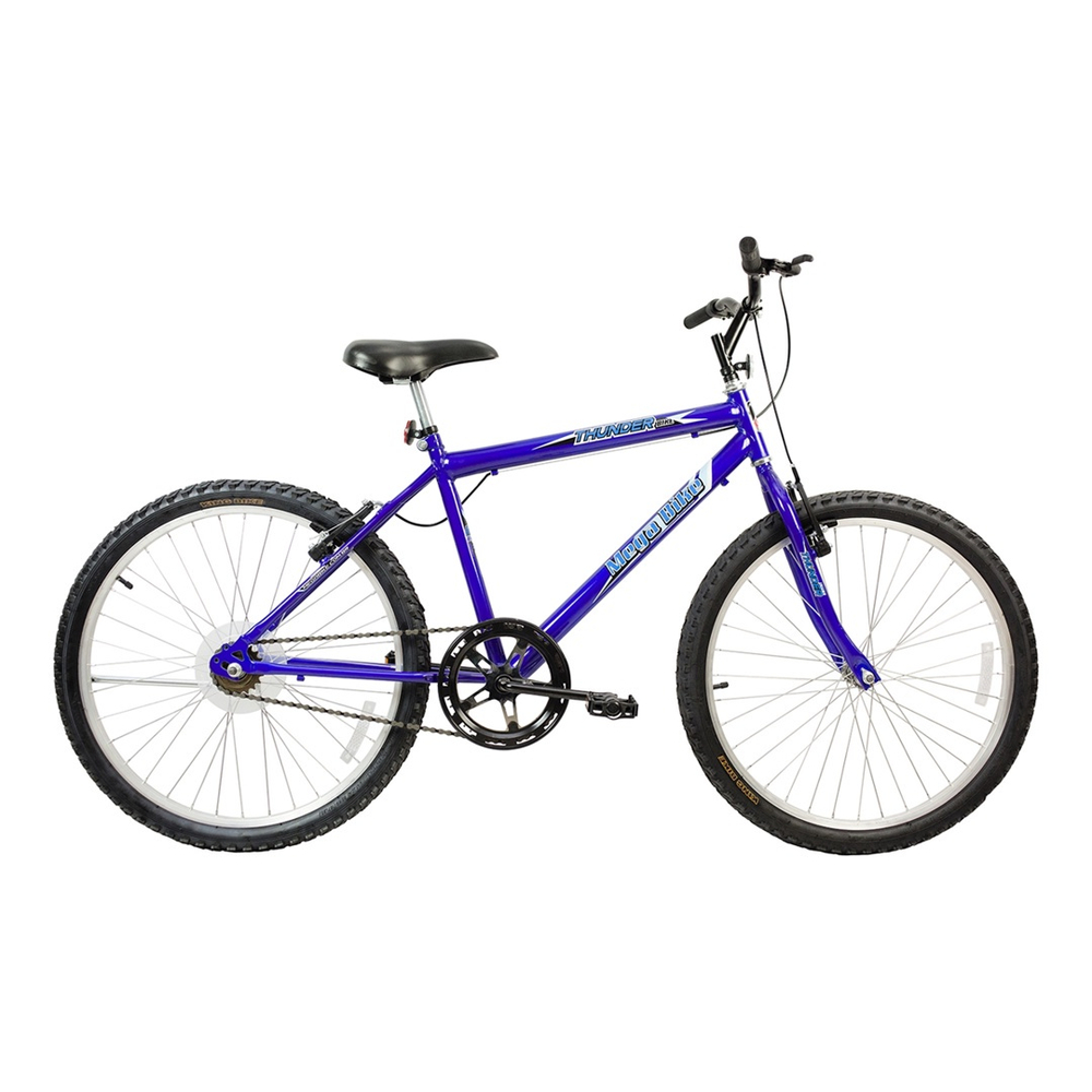 Bicicleta Aro 26 Mega Bike Thunder Free Freios V Break Azul em