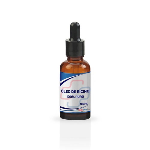 Óleo Essencial De Rícino 100% Puro Com 100mL