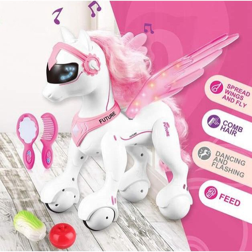 Unicórnio de brinquedo com Varinha de Controle Remoto para Meninas  Movimentos Luz e Som em Promoção na Americanas