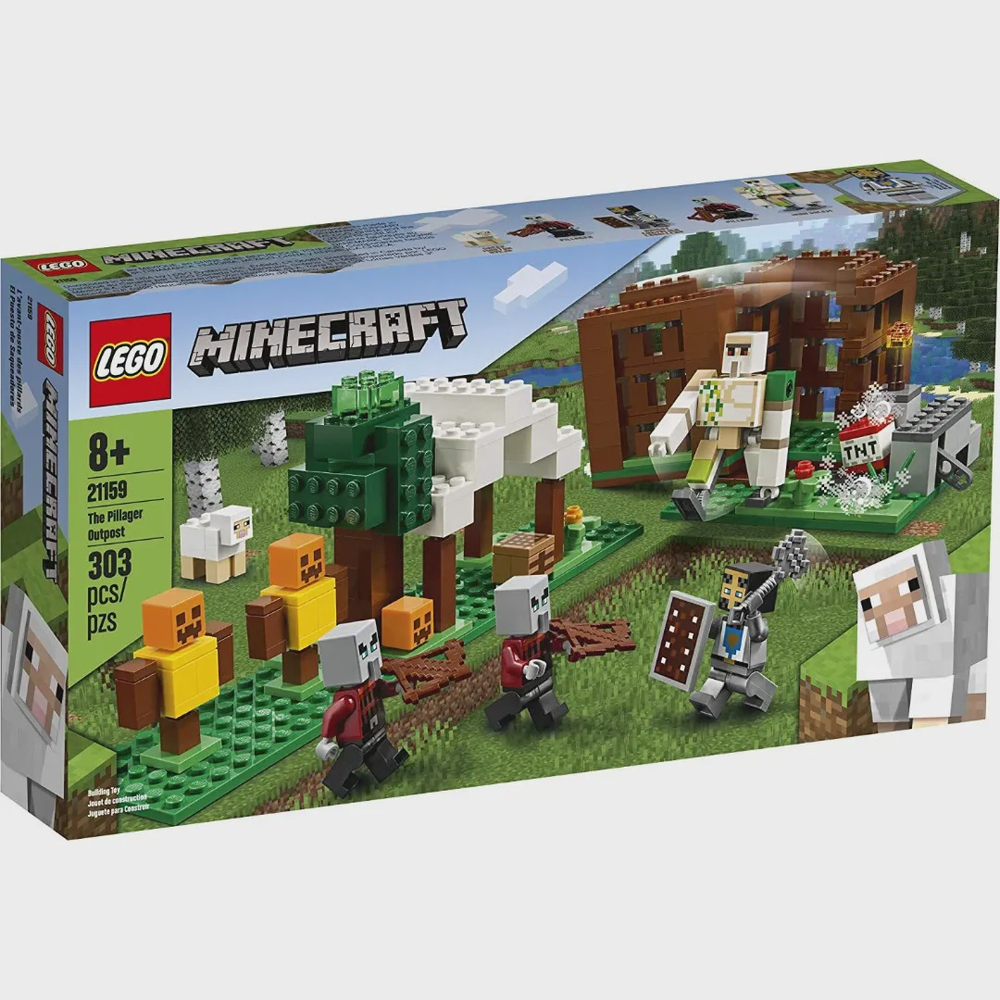 Kit 8 Peças De Bonecos Lego Minecraft Kit Lego Minecraft em Promoção na  Americanas