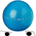 Bola Pilates Suica 65 Cm Exercicios Academia Yoga Azul