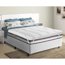 Pillow Top Casal Trevalla Confort Manta Siliconada 200 Fios Branco é boa?
