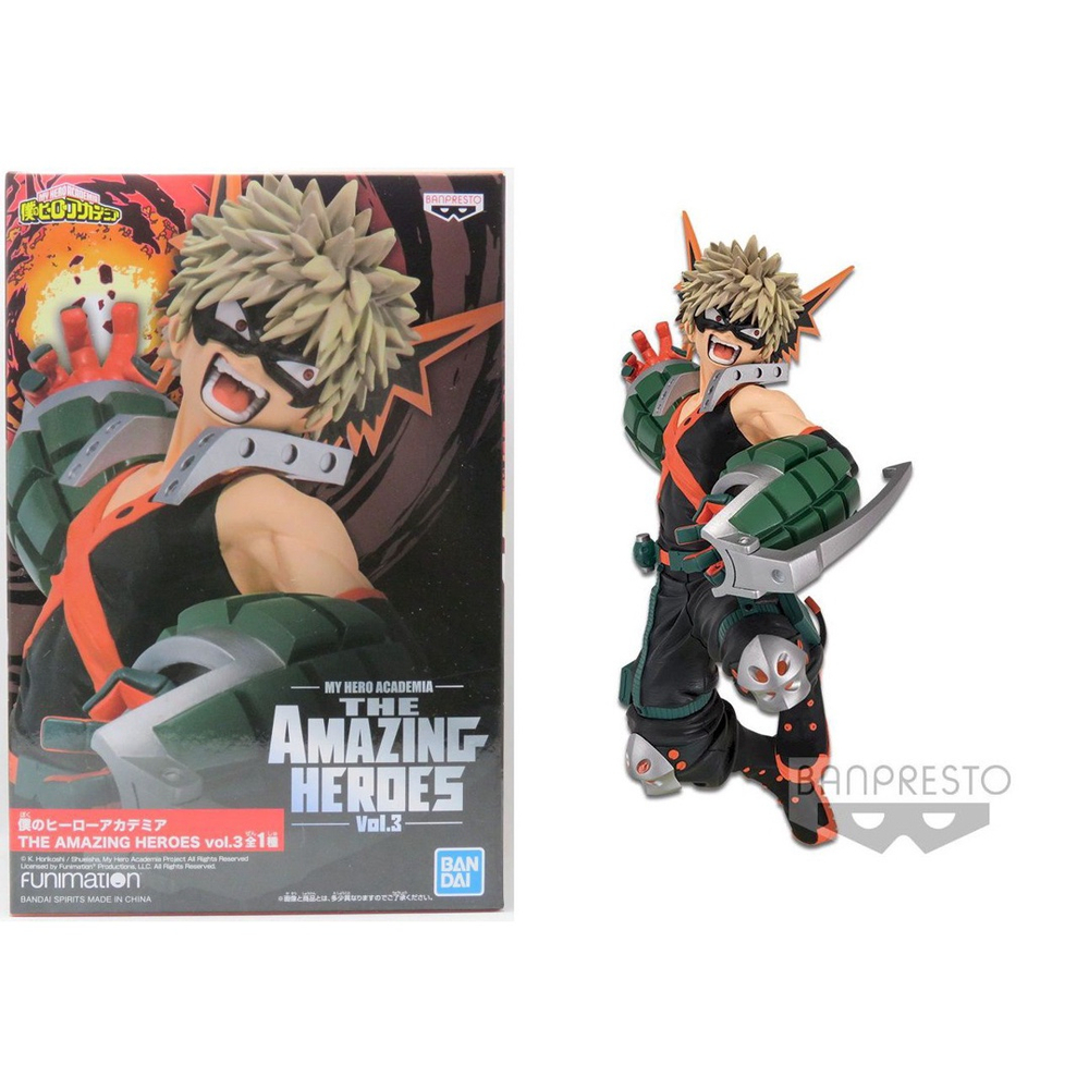 My Hero Academia - Anime Heróis - Figura Bakugo Katsuki, FIGURAS