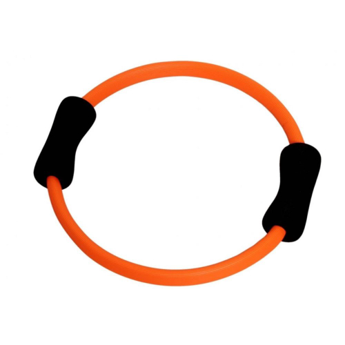 Kit Arco Alaranjado Anel Flexivel para Pilates + Over Ball 25 Cm - Imagem 2