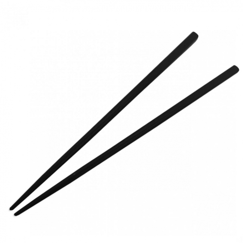 Kit para Sopa Japonesa com Tigela 450 Ml + Colher Melamina + Par de Hashi Preto - Imagem 4