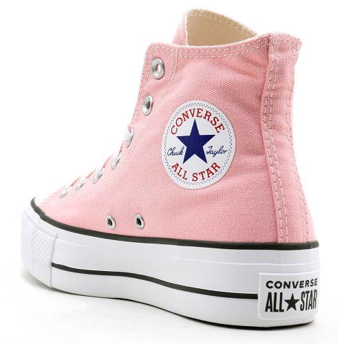 Tênis All Star Chuck Taylor Lift Plataforma Cano Médio - Caqui