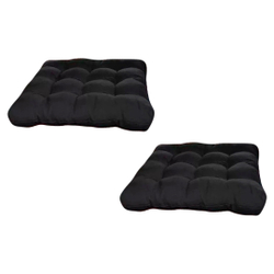 Kit C/2 assentos para cadeira futton 40X40 preto é boa?