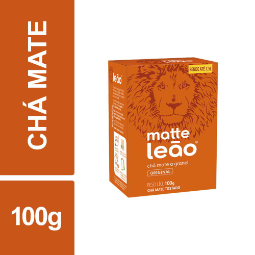 Chá Mate A Granel Natural Matte Leão Caixa 100G