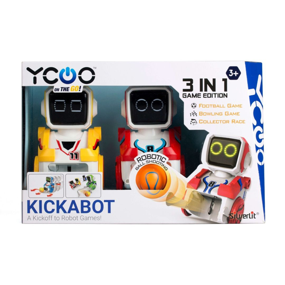 Robo Robot Jogador Jogo De Futebol Kickabot Silverlit em Promoção na  Americanas