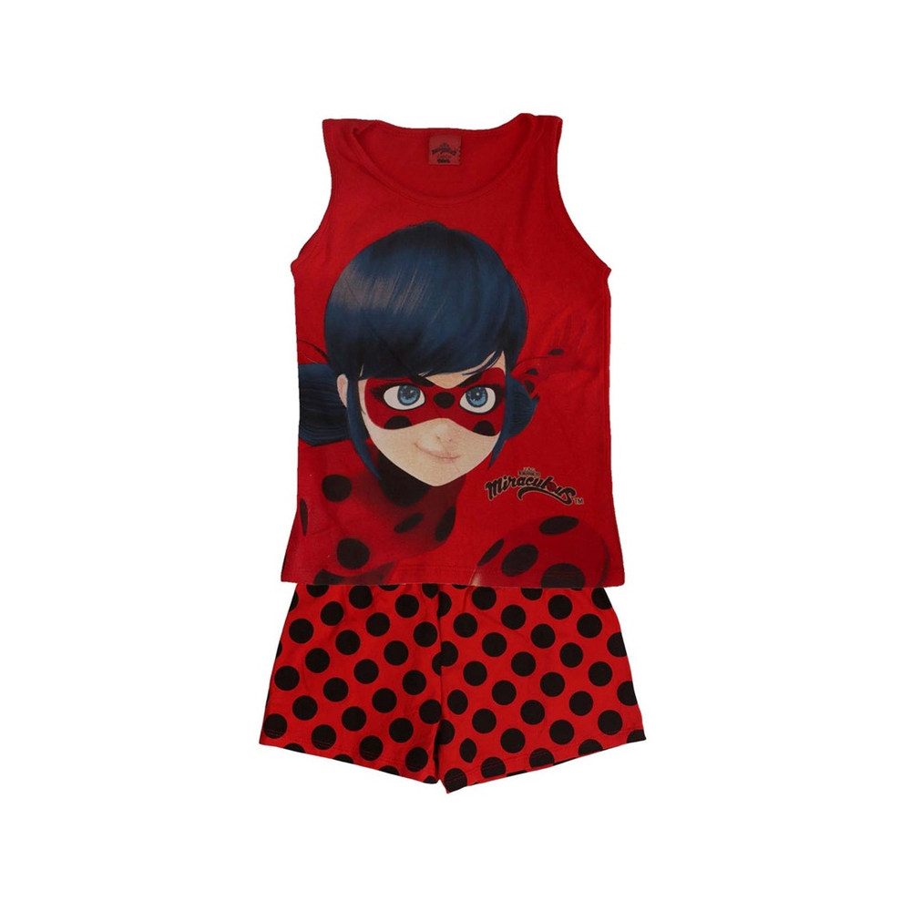 Conjunto Infantil Menina Regata e Short Ladybug Miraculous em Promoção na  Americanas