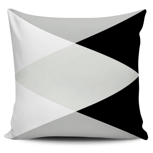 Kit 4 Almofadas decorativas Abstrata Preto e Branca 45x45cm - Imagem 5