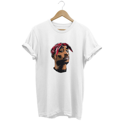 Camiseta Masculina 2Pac Rapper Camisa TuPac Menor preço em Camiseta Masculina 2Pac Rapper Camisa TuPac