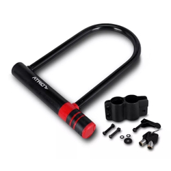 Trava Tranca Cadeado Bike Bicicleta Moto U Lock Em Aço Atrio é ruim? Trava Tranca Cadeado Bike Bicicleta Moto U Lock Em Aço Atrio é boa?