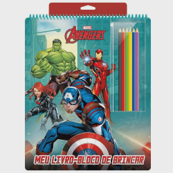 Livro para Colorir - Disney - Marvel - Vingadores - Meu Livro Bloco - Culturama Menor preço em Livro para Colorir - Disney - Marvel - Vingadores - Meu Livro Bloco - Culturama