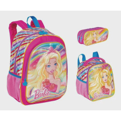Kit Mochila Barbie Princesa Costas G 19x Paete 3d Sestini Menor preço em Kit Mochila Barbie Princesa Costas G 19x Paete 3d Sestini