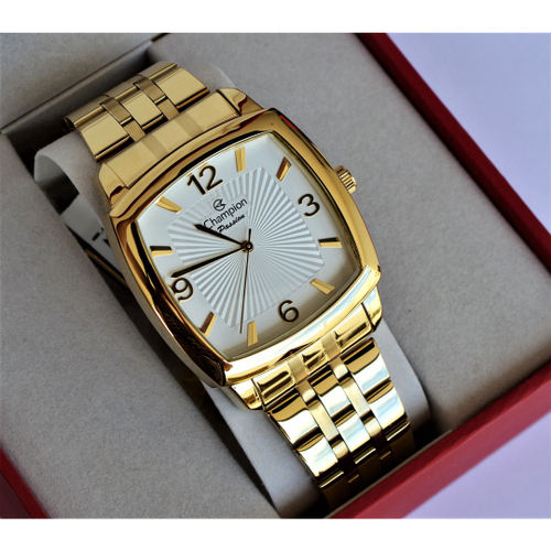 Relogio champion feminino quadrado CN28740H original na Relogio champion feminino quadrado CN28740H original na