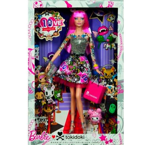 Barbie fashion tokidoki negra