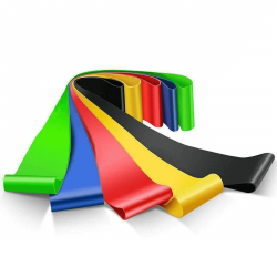 Kit 5 Faixas Elásticas Theraband Com 5 Níveis Fisioterapia é boa?