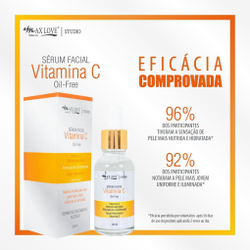 Sérum Facial Vitamina C Oil-free Max Love 30ml Menor preço em Sérum Facial Vitamina C Oil-free Max Love 30ml