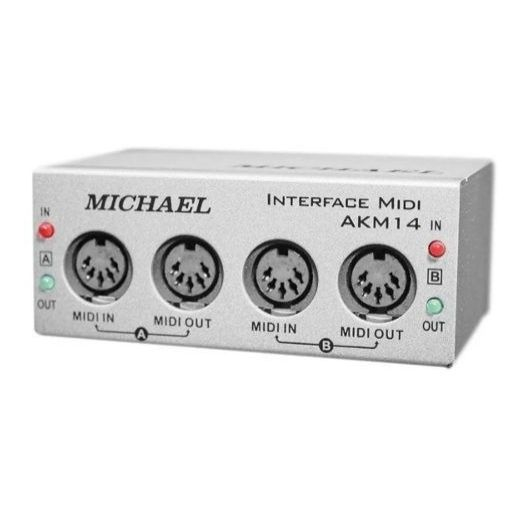 Interface Midi/usb 2 Canais 2 Cabos Midi 1 Usb Michael Akm14 Submarino