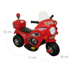 Mini Moto Elétrica Infantil Triciclo Elétrico bz Cycle Vermelho com Músicas e Luzes barzi motors é boa?