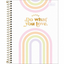 Caderno Espiral Colegial Capa Dura 1 Matéria 80 Fls Happy Colorido - Tilibra Menor preço em Caderno Espiral Colegial Capa Dura 1 Matéria 80 Fls Happy Colorido - Tilibra