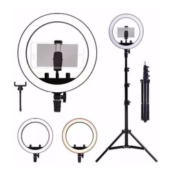 Kit Completo Ring Light Com Tripé Dimmer Youtuber Selfie PrO 2,1M é boa?
