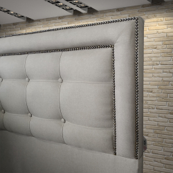 Cabeceira King Veneza Diamond 10 Suede Bege 195 X 120 cm rbl Menor preço em Cabeceira King Veneza Diamond 10 Suede Bege 195 X 120 cm rbl